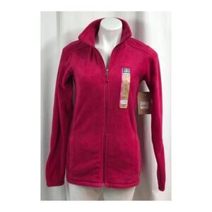 Magellan Outdoors MountainGear Jacket Pink Fuchsia Zip Up Front Pockets